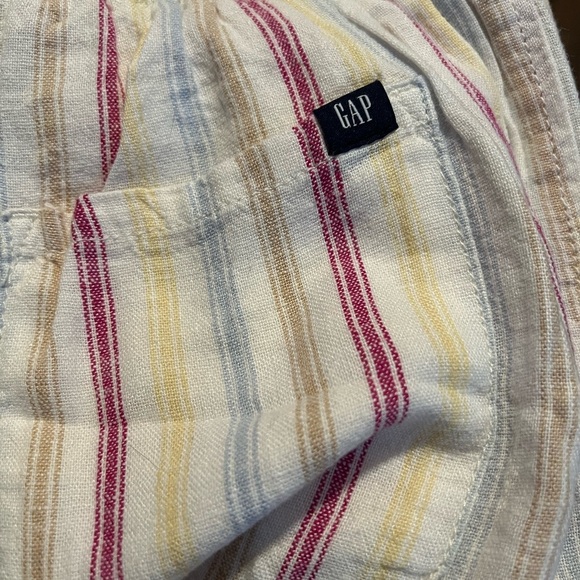 ⭐️GAP Linen Blend Striped Women's Shorts - Picture 5 of 7